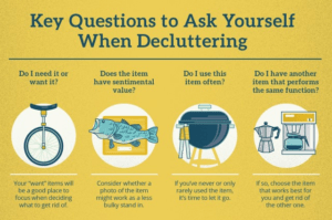 Decluttering Tips Infographic